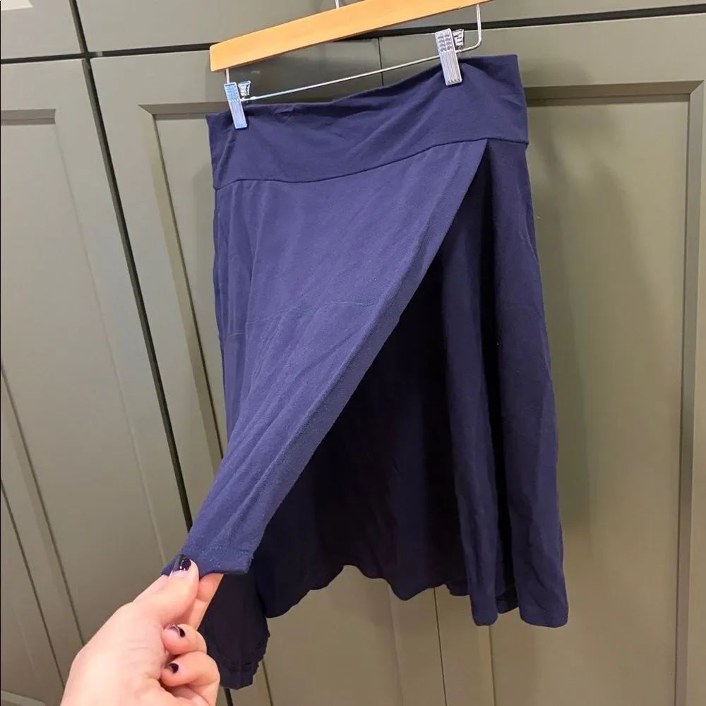 Athleta Deep Blue A-Line Skirt